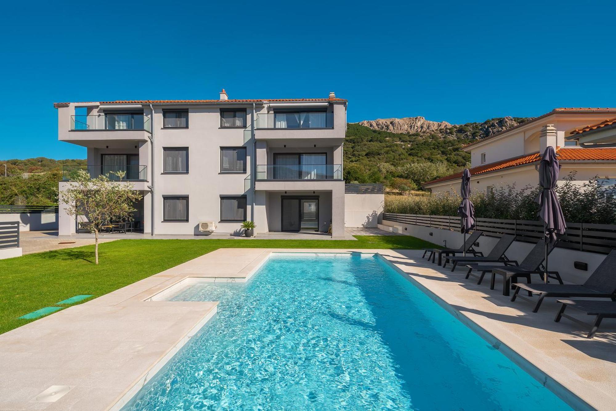 Poolside Apartments Anabella Baška Exterior foto