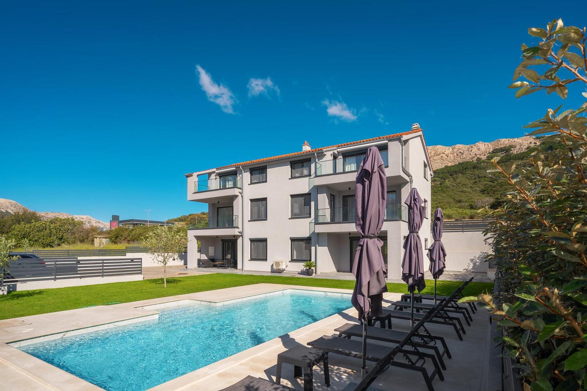 Poolside Apartments Anabella Baška Exterior foto